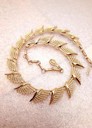 Колье чокер цепочка coro pegasus 50х американский винтаж