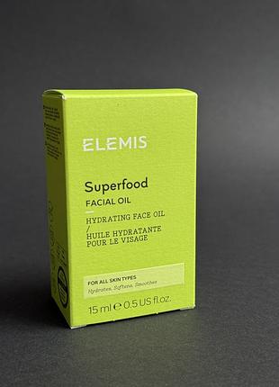 Elemis superfood facial oil - питательное масло для лица