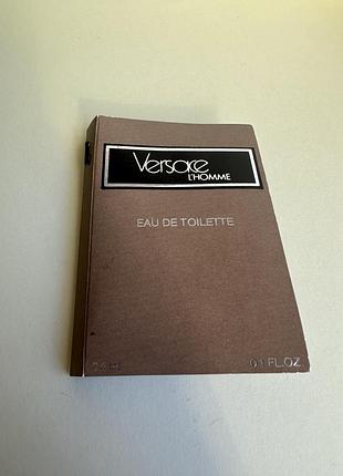 Versace l'home туалетная вода оригинал винтаж пробник!