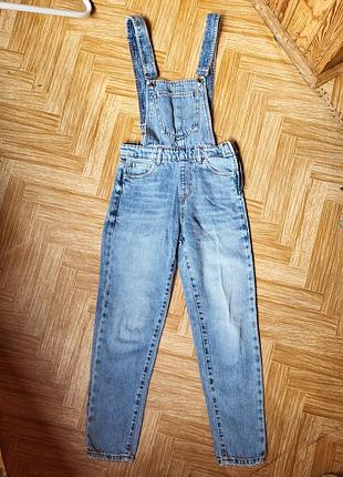 Джинсовый комбинезон stradivarius 34 xs