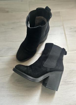 Черевики натуральна замша