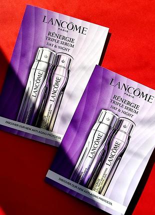 Lancome renergie triple serum day and night антивіковий крем (оригінал)