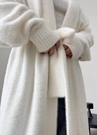 Пухнастий кардиган