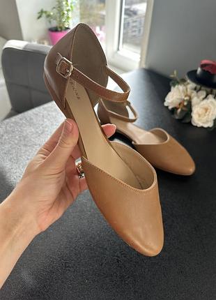 Балетки туфли женские коричневые 41 размер