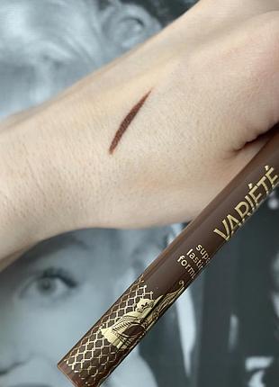Підводка-фломастер для очей eveline cosmetics variate brown, 7 мл