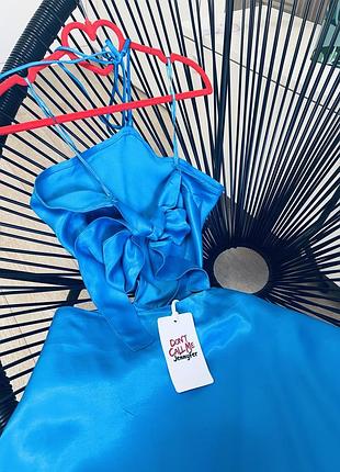 Платье голубое jennyfer 6