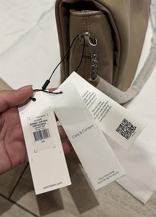 Бежева нова сумка calvin klein 7