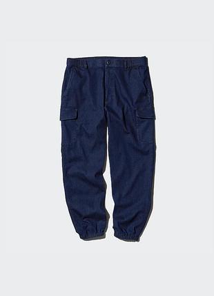 Джинсові штани карго uniqlo