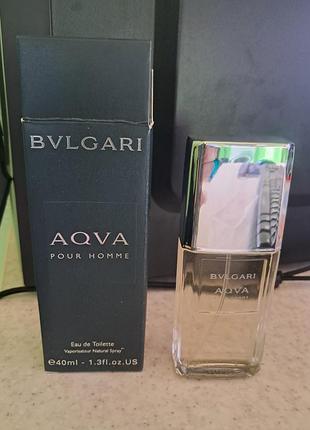 Aqva pour homme toniq bvlgari.туалетная мужская вода ,новая.40мл.