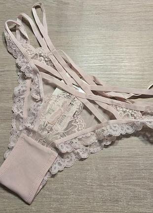 Hunkemoller! соблазнительные женские трусы, страп-панты s размер pale lilac