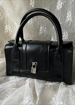 Karen millen кожаная сумка сумочка 90-х годов