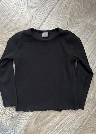 Реглан чорний в рубчик next