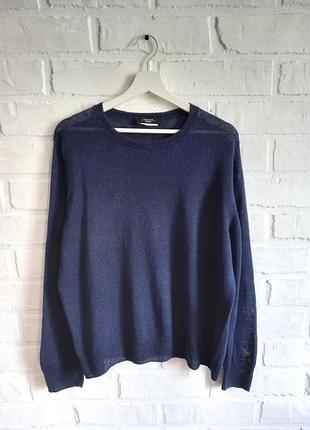 Легкий льняной свитер max mara weekend