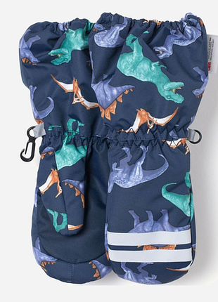 Краги перчатки h&m с динозаврачами р.134/140, 9-10 лет