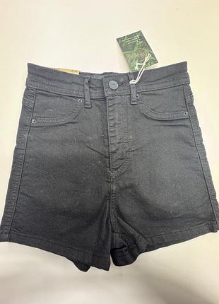 Джинсовые шорты cropp с высокой посадкой