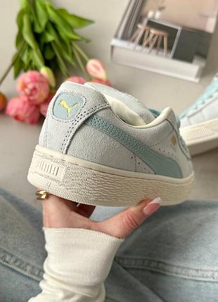 👟puma suede xl light blue