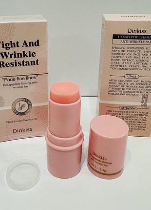 Крем-стик антивозрастной с коллагеном dinkiss firming anti-wrinkle bar, 5.5g