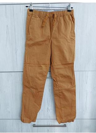 Брендовые хлопковые брюки брюки