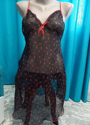 Рубашка женская прозрачная