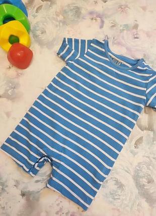 Песочник на 3-6 мес. літній ромпер на хлопчика. бодик летний. комбез