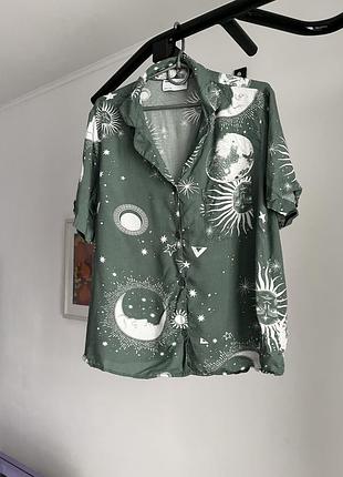 Сорочка з місячним принтом asos s-l