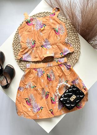Комплект спідничка+топ h&m