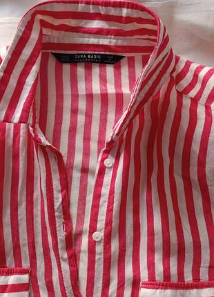 Сорочка zara basic4 фото
