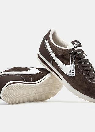 Мужские кроссовки nike bike cortez brown white 40-41-42-43-44-45