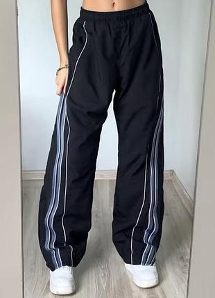 Штаны прямые широкие haradjuku