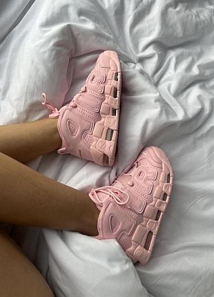 Кроссовки nike air more uptempo pink