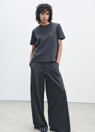 Костюм zara футболка та штани палаццо