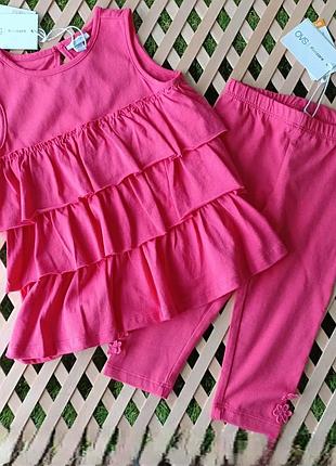 Комплект на девочку ovs итальялия майка-туника и бриджи