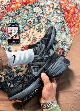 Кроссовки nike v2k run 'black' 4