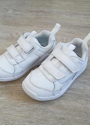 Кроссовки кросівки кожаные белые clarks 25 размер