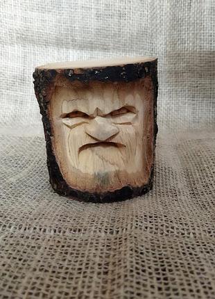 Образ лісового діда - дерев'яна статуетка ручної роботи