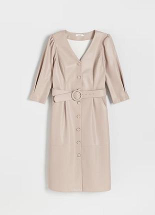 Сукня з екошкіри