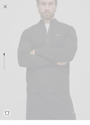Кофта полузипка hugo boss green 7