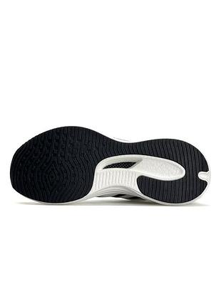 Мужские кроссовки adidas profoam lite all white black 2