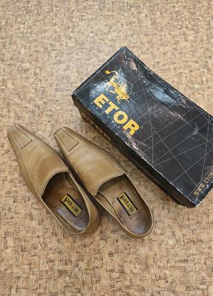 Мужские туфли кожаные etor