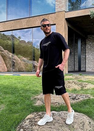 Костюм чоловічий шорти+футболка бавовняний, від 46р до 48р