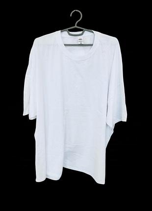 Базовая белая футболка батал fruit of the loom