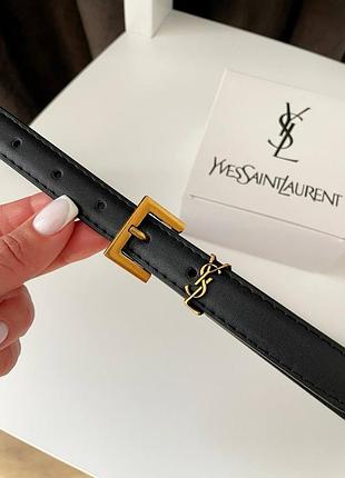 Кожаный узенький ремень