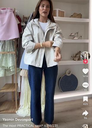 Куртка вітровка zara розмір м куртка з капюшоном