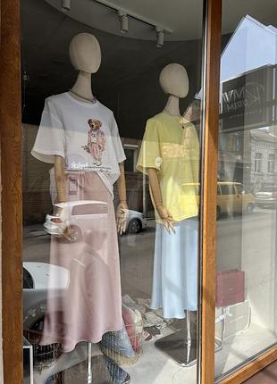 Спідниці в наявності / спідниця атласна міді / спідниця максі / юбка атласна/ юбка/ юбка атлас
