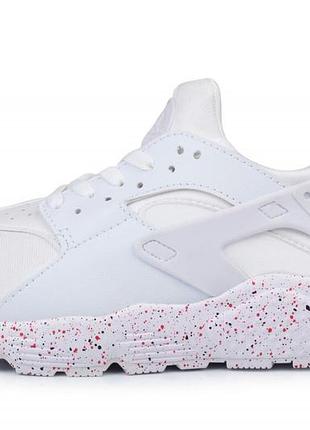 Кроссовки nike air huarache rlx custom white мужские