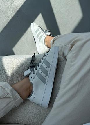 Кроссовки adidas campus 00s white/grey leather 9