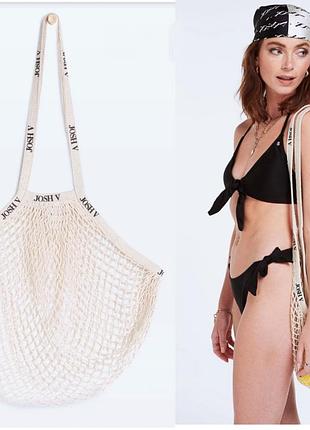 Сумка шопер  josh v цвет мел сетка
