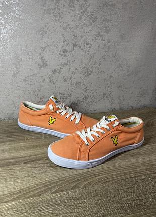 Мужские кеды lyle &amp; scott оранжевый оригинал винтаж