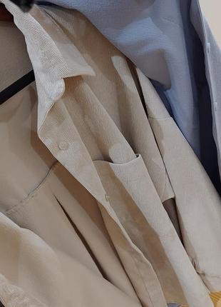 Рубашка zara s микровельвет