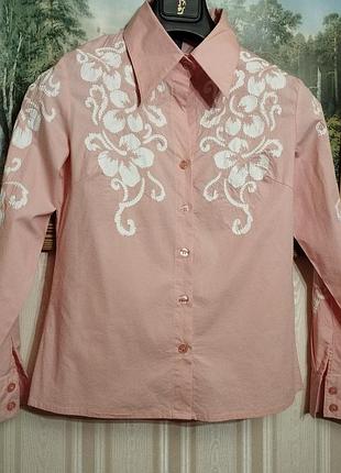 Dkny хлопковая женская рубашка с апликацией